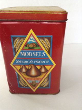 Vintage Nestle Toll House metal cookie tin Home made goodness,  Morsels semi sweet 2