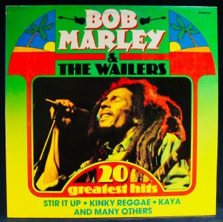 Bob Marley & The Wailers - 20 Greatest Hits - Jamaican Reggae Album - Black Tulip