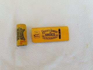 Vintage Endicott Johson Shoes Whistle Vintage Advertising Antique Tin Whistle