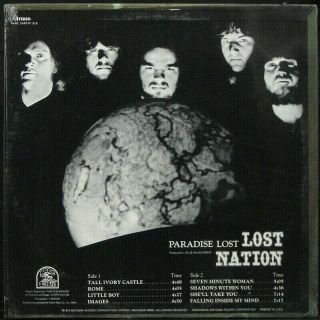 LOST NATION ' Paradise Lost ' NM Never played 1970 Psych LP in shrink 2