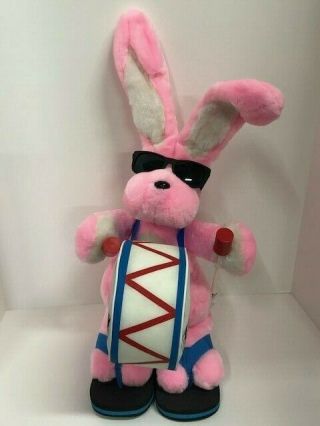 23 " Energizer Batteries Bunny Rabbit Plush Stuffed Animal Sandals Glasses 1995
