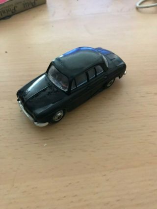Vintage Ultra Rare Black Color Tbilisi Ussr Renault Dauphine 1:43 Plastic Toy