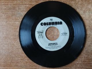 Rare Misprint 1970s - Exc,  Aerosmith Walk This Way / Come Together 33350 45