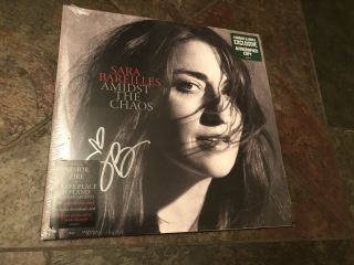 Sara Bareilles Amidst The Chaos Autographed Barnes & Noble Edition Vinyl Signed