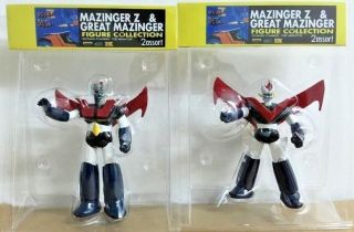 Robot Mazinger Z,  Great Mazinger 3.  5 Inches High Action Figures