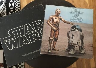 Star Wars Vinyl Lp Soundtrack Record,  Poster & The Story Of Star Wars 1977