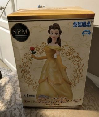 Sega Spm Disney Princess Pearl Belle Beauty & The Beast Premium Figure