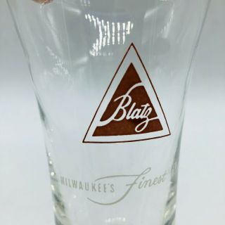 10 Blatz Milwaukee ' s Finest Pilsner Beer Glasses Vintage Old Wisconsin Barware 5