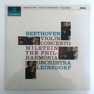 Nathan Milstein Beethoven Violin Concerto Columbia Sax 2508 Uk Lp