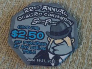 Casino Collectors Association Convention $2.  50 Chip To Be At Dealer Tables