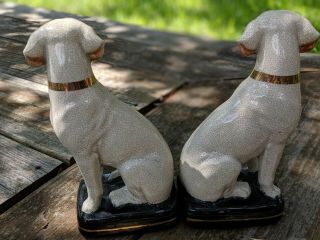 Takahashi of San Francisco.  Vintage Pair Yellow Lab Figurines.  From Japan 3