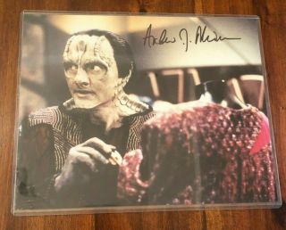 Alexander Siddig and Andrew Robinson - 4 autographed 8x10 photos 2