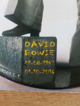 DAVID BOWIE - HUNKY DORY - RARE PICTURE DISC VINYL LP BONUS TRACKS ANDY WARHOL 5