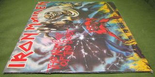 IRON MAIDEN The Number Of The Beast UK 1982 EMI LTD ED BLUE VINYL,  Bonus Track 8