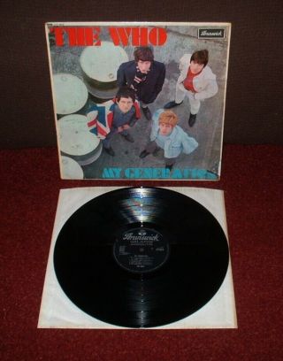 The Who My Generation Lp 1965 Brunswick Mono 1st Press Brilliant Record