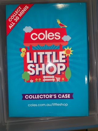 Coles Little Shop Series 1 With Case