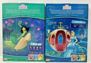 2017 Disney Princess Mulan Collector ' s Edition Kellogg ' s Cereal Box & cinderella 2