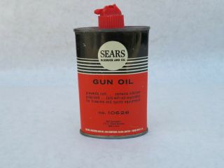 Vintage Sears Roebuck & Co Gun Oil Can 10626 1950’s