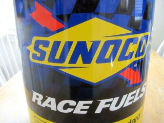 Sunoco 5 gallon Racing fuel Gas Can Trash Can.  NASCAR Shop Racer Garage Office 3