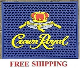 Crown Royal Canadian Whisky Bar Spill Mat Rubber Coaster