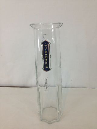 Nos St Germain Liqueur Absinthe Promo 11 - 3/4 " Glass Carafe Pitcher Decanter