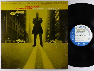 Herbie Hancock - Inventions & Dimensions Lp - Blue Note Stereo Rvg Ny Usa