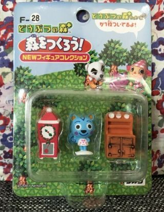 Rare Animal Crossing Figure 3cm 1.  1inch Nintendo Takara Japan F28