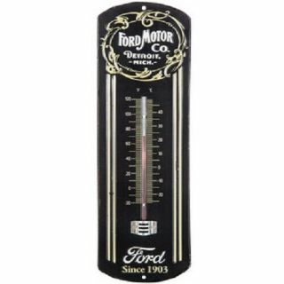 Ford Motor Co Thermometer Style Wall Garage Office Mancave Home Sign Decor