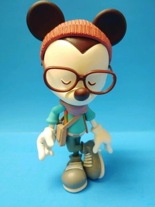 2016 Rare Disney Vinylmation Hipster Mickey Mouse Figure Doll Out Of Box No Box
