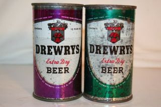 Drewrys Beer 12 Oz Flat Tops - Drewrys Ltd Usa Inc. ,  South Bend,  Indiana
