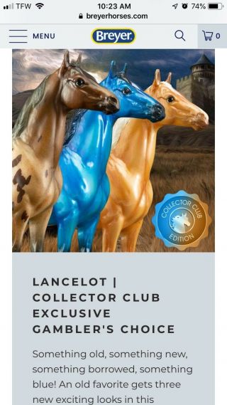 2019 Collector Club Exclusive Exclusive Gambler’s Choice - Lancelot