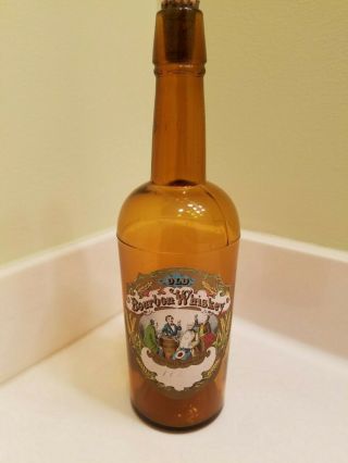 Antique Old Bourbon Whiskey Labeled Quart Bottle