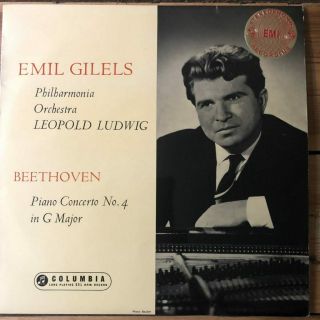 Sbo 2752 Beethoven Piano Concerto No.  4 / Emil Gilels / Ludwig 10 " B/s