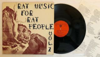 Rat Music For Rat People Vol 2 - 1984 Punk Rock Minutemen Butthole Surfers (nm)