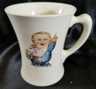 Hires Root Beer Mug/ Cup Made In England Cauldon C.  1910 Advertising