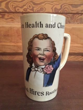 Antique Villeroy & Boch Hires Rootbeer Advertising Cup Made In Germany