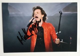 Mick Jagger Hand Signed Autograph Hand Signed Photo Singer