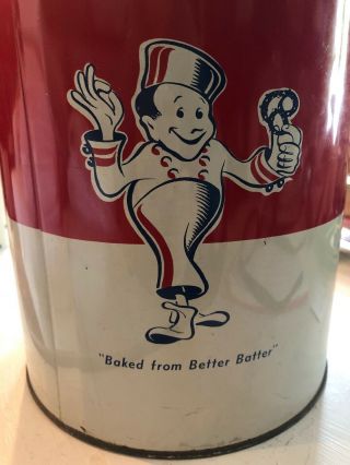 Becker’s Metal Snack Can Vintage Baltimore Philadelphia Tin 2
