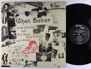 Chet Baker - Sings And Plays Lp - Pacific Jazz - Pj Lp - 1202 Mono Dg Vg,