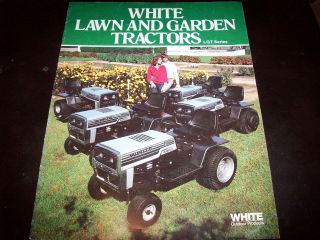 White Lgt Series Lawn Tractor Brochure 1655 1155 1610 1110 1100