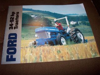 Ford 2610 3610 4110 4610 4610su Tractor Advertising Brochure