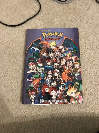 The Art Of Pokemon Adventures Hardcover Rare Book