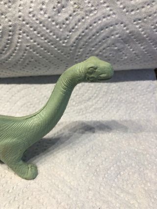 Vintage Marx green Brontosaurus Dinosaur Prehistoric Playset 2