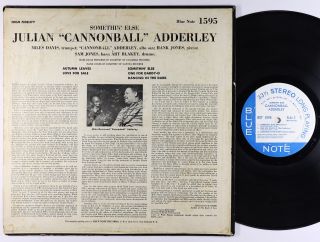 Cannonball Adderley - Somethin ' Else LP - Blue Note Stereo DG RVG Ear W 63rd VG, 2