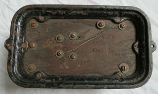 Telegraph Relay Device Brass w/Wood&Cast Iron Base Early Old Vtg Antique 1800s 5