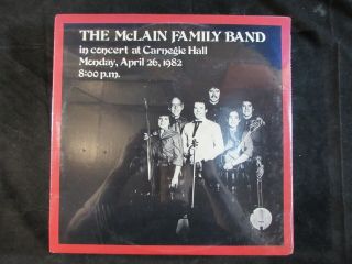 The Mclain Family Band Live At Carnegie Hall Private Bluegrass Country/sealed