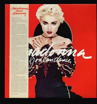 Vinyl Lp Madonna - You Can Dance / Sire 1st Pressing With Obi Strip Nm -