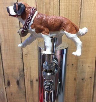 Saint Bernard Dog Beer Keg Tap Handle Kegerator Knob Pull Akc Breeder St