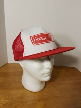 Vintage 1980s Finast Stores Red Trucker Hat