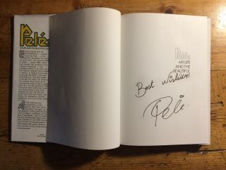 Pele Signed Book 